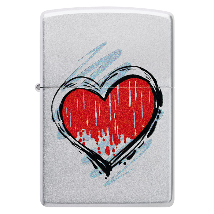 Benzínový zapalovač Zippo Heart Design