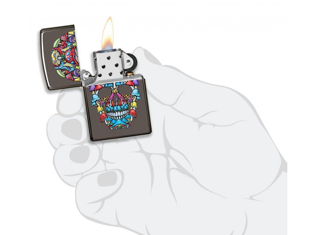 Benzínový zapalovač Zippo Skull Design