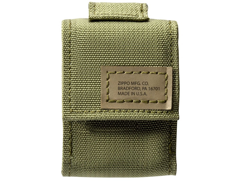 Sada taktické pouzdro + Zippo zapalovač 26075 Black Crackle™