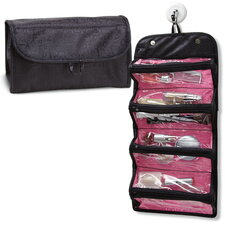 Taška na kosmetiku rolovací černá 407-10