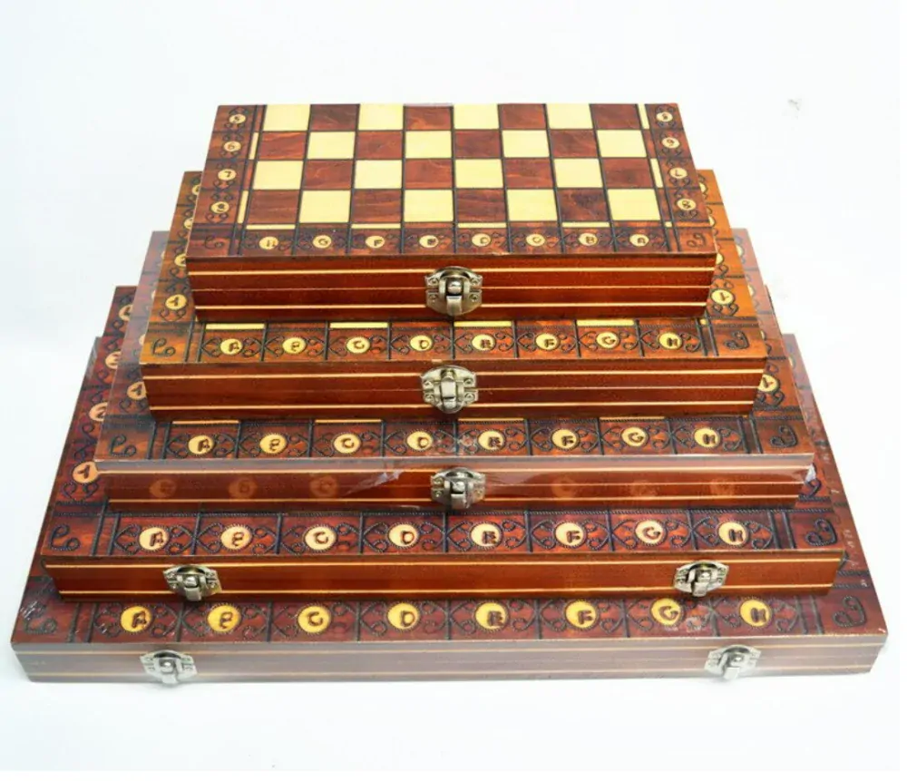 Šachy magnetické 3v1 39x39cm SACH08
