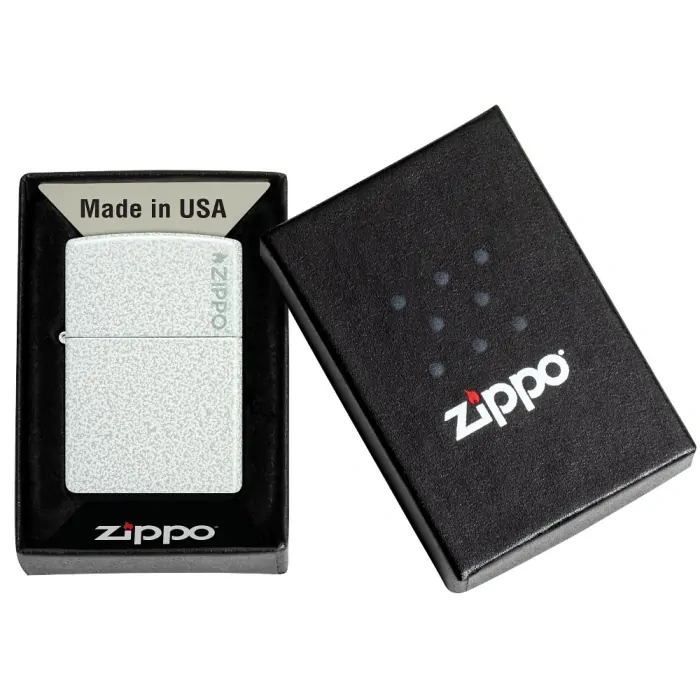 Benzínový zapalovač Zippo Glacier Zippo Logo