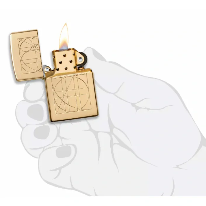 Benzínový zapalovač Zippo Armor® Golden Ratio
