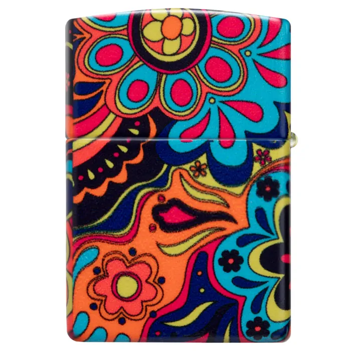Benzínový zapalovač Zippo Flower Power Design