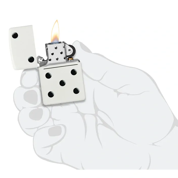 Benzínový zapalovač Zippo Domino Design