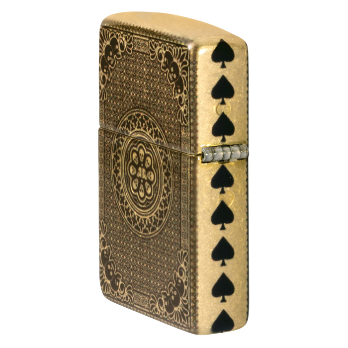Benzínový zapalovač Zippo Ace of Skulls Design