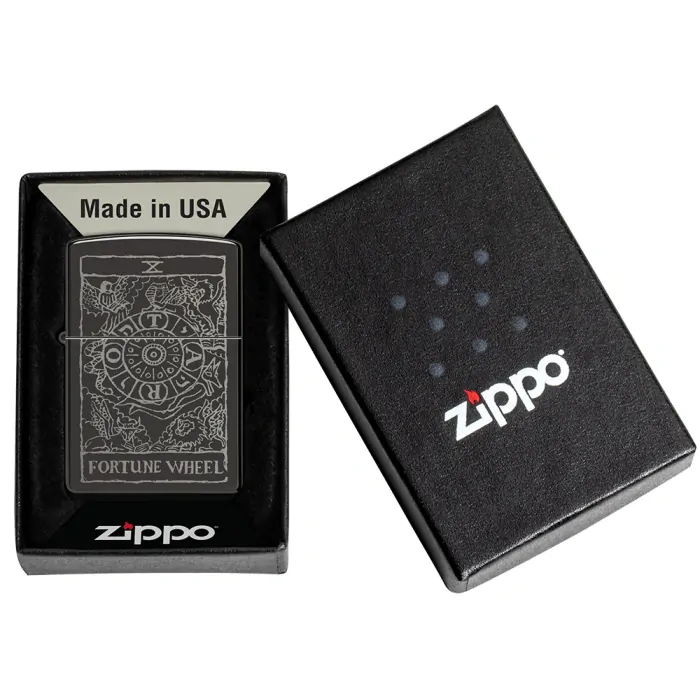 Benzínový zapalovač Zippo Wheel of Fortune Design