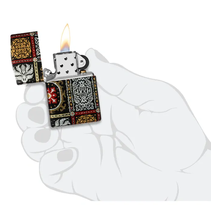 Benzínový zapalovač Zippo Tapestry Pattern Design