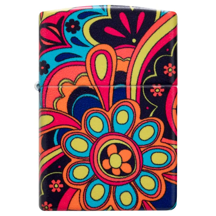 Benzínový zapalovač Zippo Flower Power Design