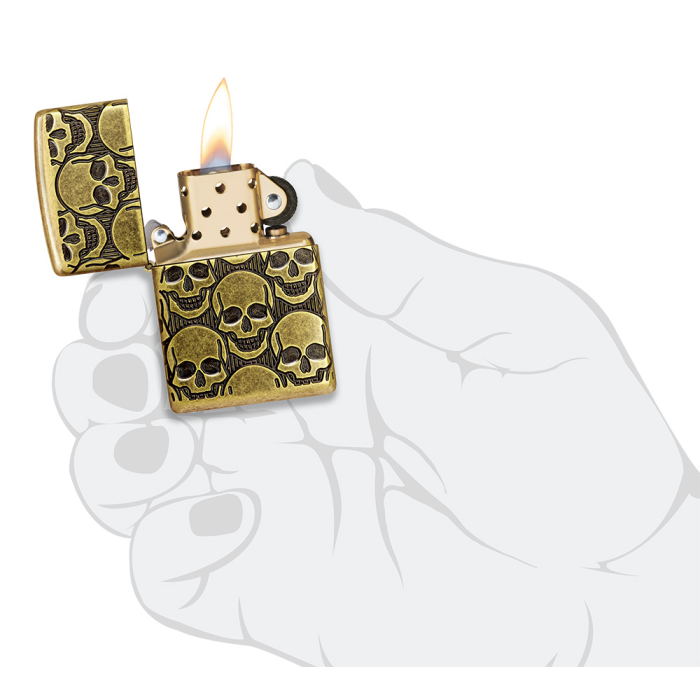 Zapalovač Zippo Cackling Cranium Design