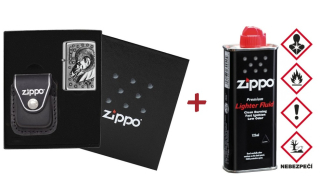 Dárková sada Zippo Zodiac s Benzínem zdarma