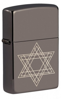 Benzínový zapalovač Zippo Star of David Design