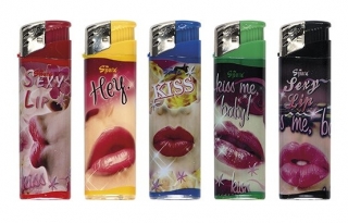 Zapalovač jednorázový SPARX P1823 Sexy Lips