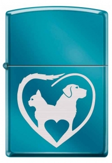 Benzínový zapalovač ZIPPO Cat and Dog