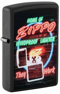 Benzínový zapalovač Zippo Neon Sign