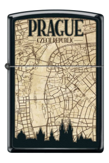 Zapalovač Zippo Prague Old Map
