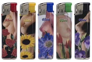 Zapalovač  SPARX P1850 Woman Body Flowers