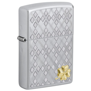 Benzínový zapalovač Zippo Argyle Clover