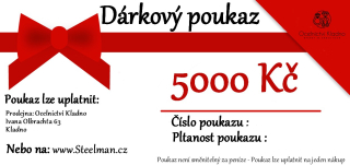 Dárkový poukaz 5000 Kč