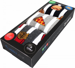 Ponožky Defood v dárkovém boxu