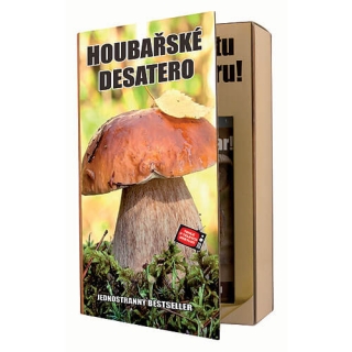 Kosmetická sada kniha pro houbaře – gel 200 ml a šampon 200 ml