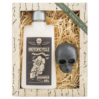 Kosmetická sada pro muže gel 250 ml a mýdlo 30 g - Motorcycle Vintage