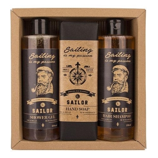 Kosmetická sada Sailor – gel 250ml, mýdlo 145g a šampon 250ml