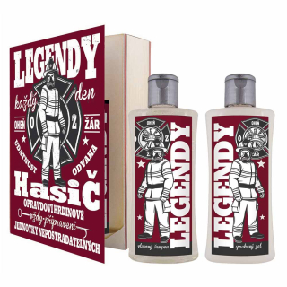 Kosmetická sada kniha pro hasiče – gel 200 ml a šampon 200 ml