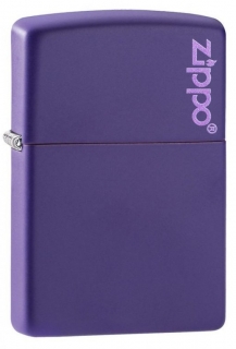 Benzínový zapalovač Zippo Purple Matte Zippo Logo