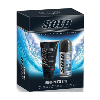 SOLO PÁNSKÝ SET SPIRIT DEO 150 ML + SPRCHOVÝ GEL 150 ML