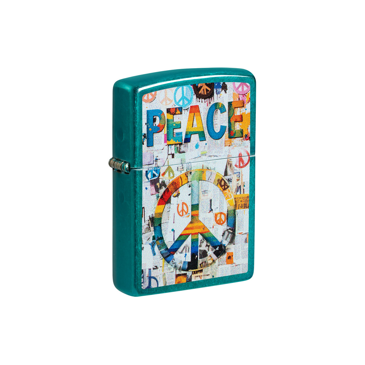 Benzínový zapalovač Zippo 66171 Peace Collage Design